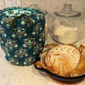 Patrón de bolsa de prueba de masa madre, prueba de pan