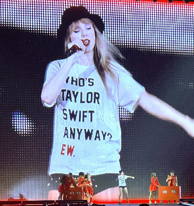 Whos Taylor Swift Anyway Ew Shirt the 22 Shirt Taylor - Etsy