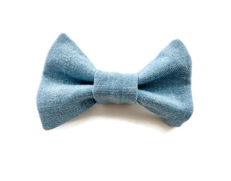 Denim Hair Bow