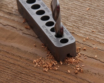 V-Drill Guide – Portable Drill Press, 3/8"-1/2", Lifetime Warranty