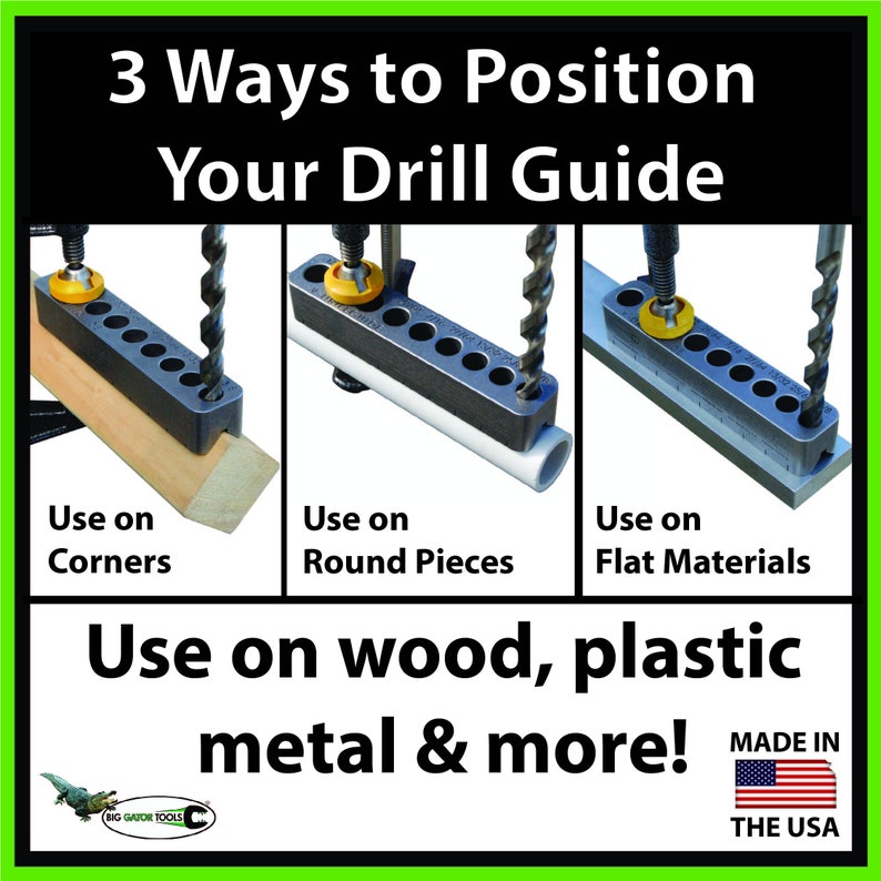 The Complete Metric Set Drill & Tap Guides Big Gator Tools Line Metric
