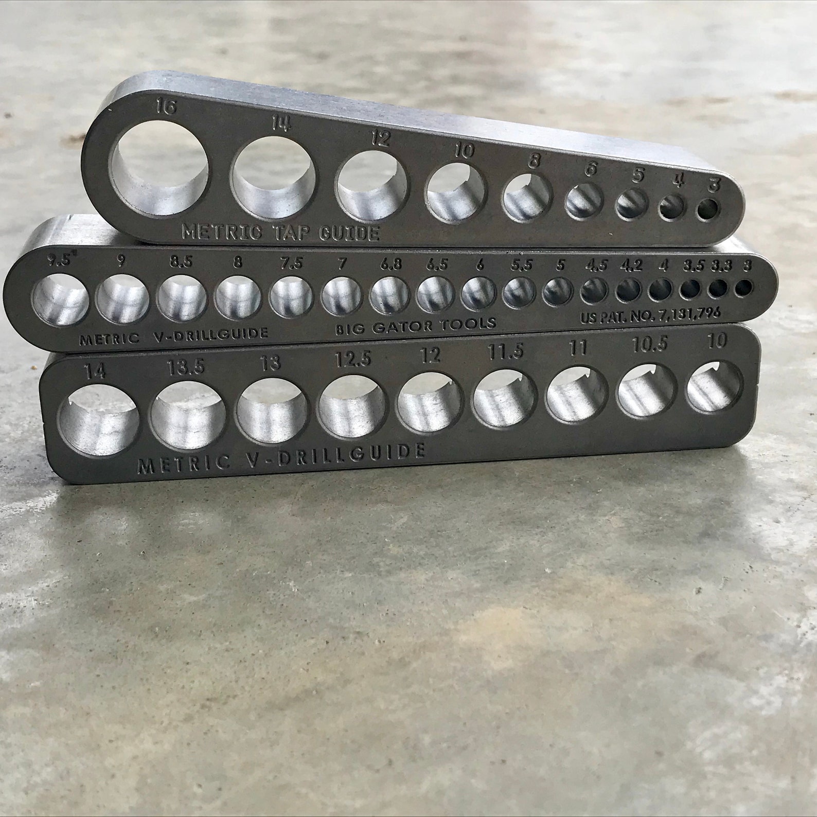 The Complete Metric Set Drill & Tap Guides Big Gator Tools Line Metric