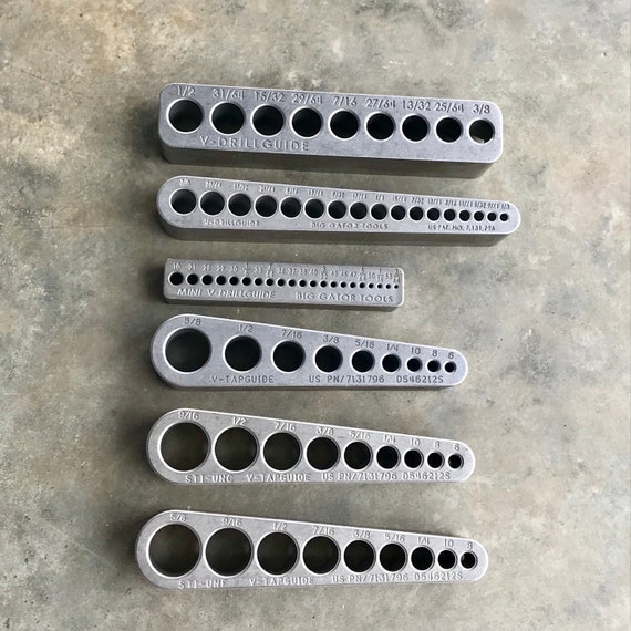 The Complete Standard Set Drill Bit Guides & Tap Guides Etsy