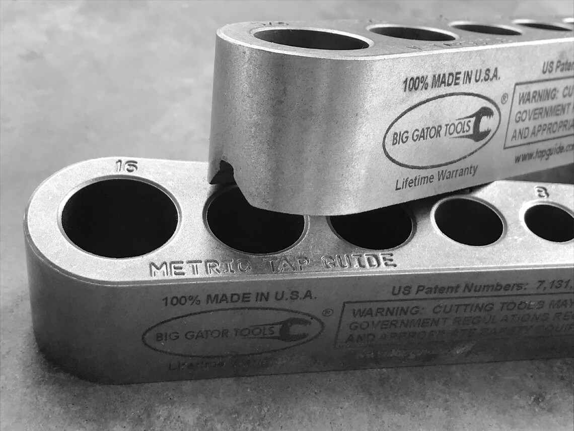 Tap Guide Tool Metric Sizing Vtapguide Helps Start Threaded Holes