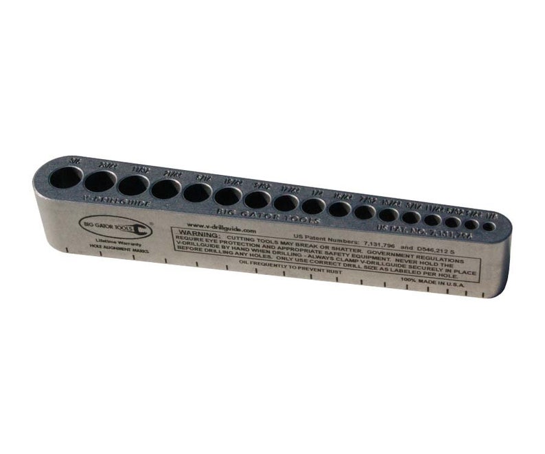 Drill Bit Guide 1/83/8 Standard Vdrillguide 17 Holes Drilling