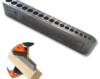 Boorgeleider: standaard V-DrillGuide (1/8" - 3/8")