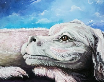 Fanart Falkor Neverending Story Fine Art Print