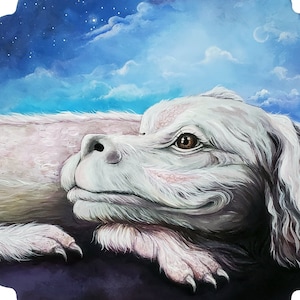 Fanart Falkor Neverending Story Fine Art Print Mini