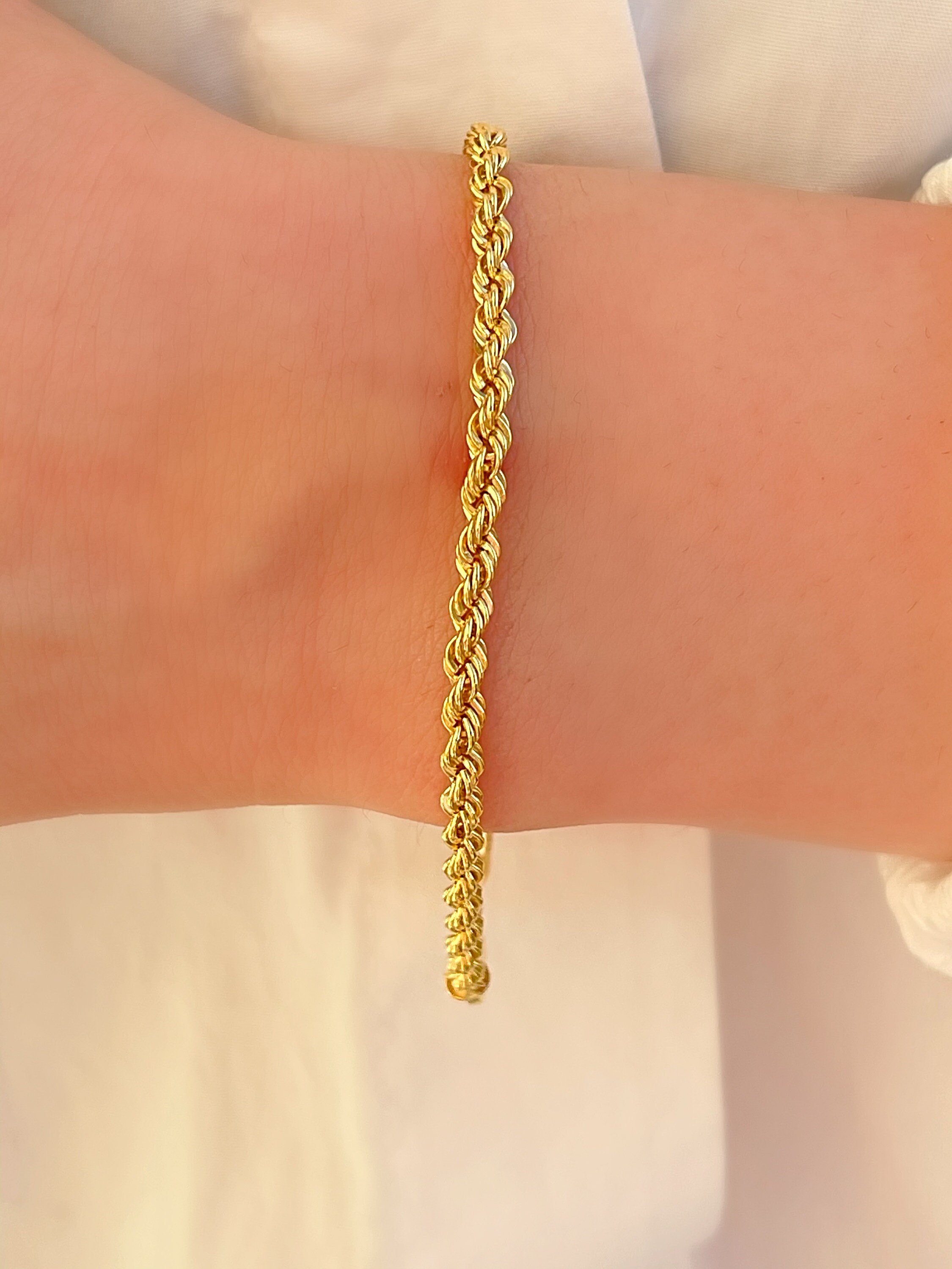 gold-rope-bracelet-3-5mm-gold-rope-bracelet-mens-bracelet-etsy