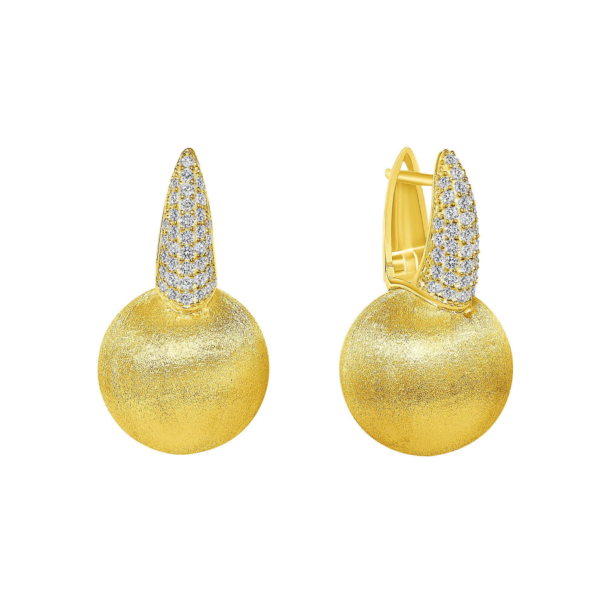 Get Gold Disco Ball Drop Earrings at  499  LBB Shop