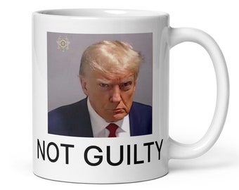 Foto de caneca de Trump, Trump inocente, Trump preso, Banana Republic, Caneca de caneca de Trump, Foto de caneca da Geórgia, Governo armado, Caneca MAGA