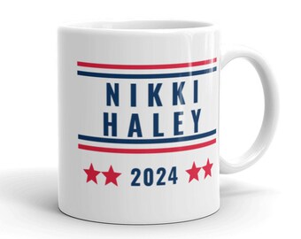 Nikki Haley, Nikki Haley Mug, Election 2024, POTUS, GOP, GOP Mug, 2024, Haley 2024, Unique Gift, Républicain, Républicain, Républicain, Conservateur