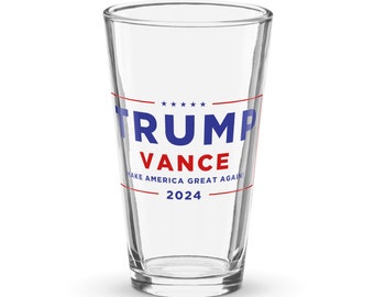 Copo de coquetel de cerveja Trump e Vance 2024, copo MAGA, copo Make America Great Again, presente Trump para presidente 2024, caneca Trump, copo Trump