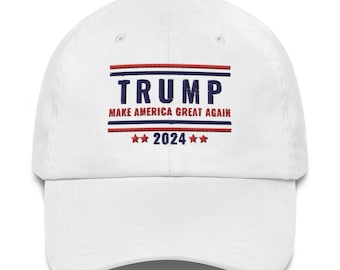 Trump MAGA 2024 Classic Dad Hat, MAGA Hat, Make America Great Again Hat, Trump for President 2024, Save America Dad Hat, Trump Campaign Hat