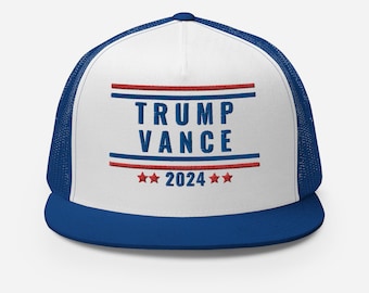 Casquette Snapback 2024 Trump and Vance, MAGA Snapback, Make America Great Again, Trump for President 2024, Vice President J.D. Vance, Trump Snap
