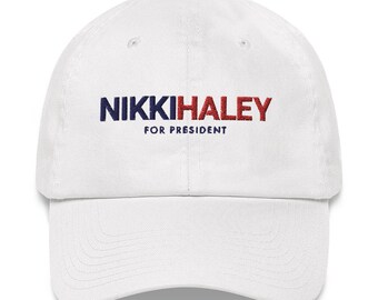 Nikki Haley para Presidente, Nikki Haley Presidente 2024, Nikki Haley GOP '24, Chapéu Republicano 2024, Chapéu para Republicanos, Chapéu Nikki Haley, 2024