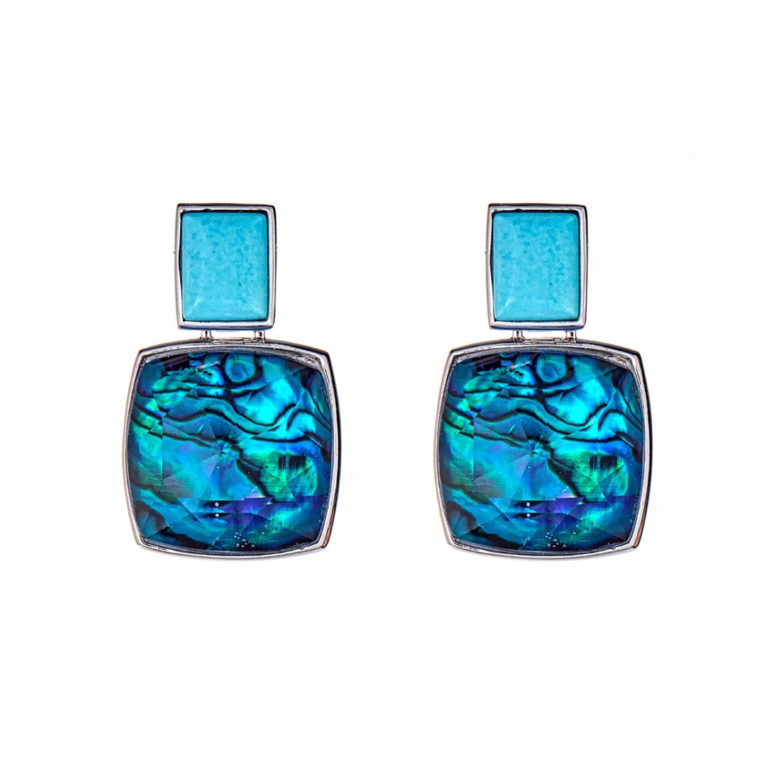 Green Pearl Seasonal Drop Earrings