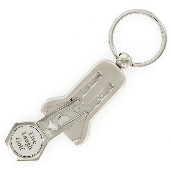 Golfers Divot Tool Key Ring