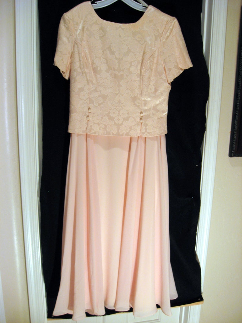 Vintage Pink Jessica McClintock Dress Size 12