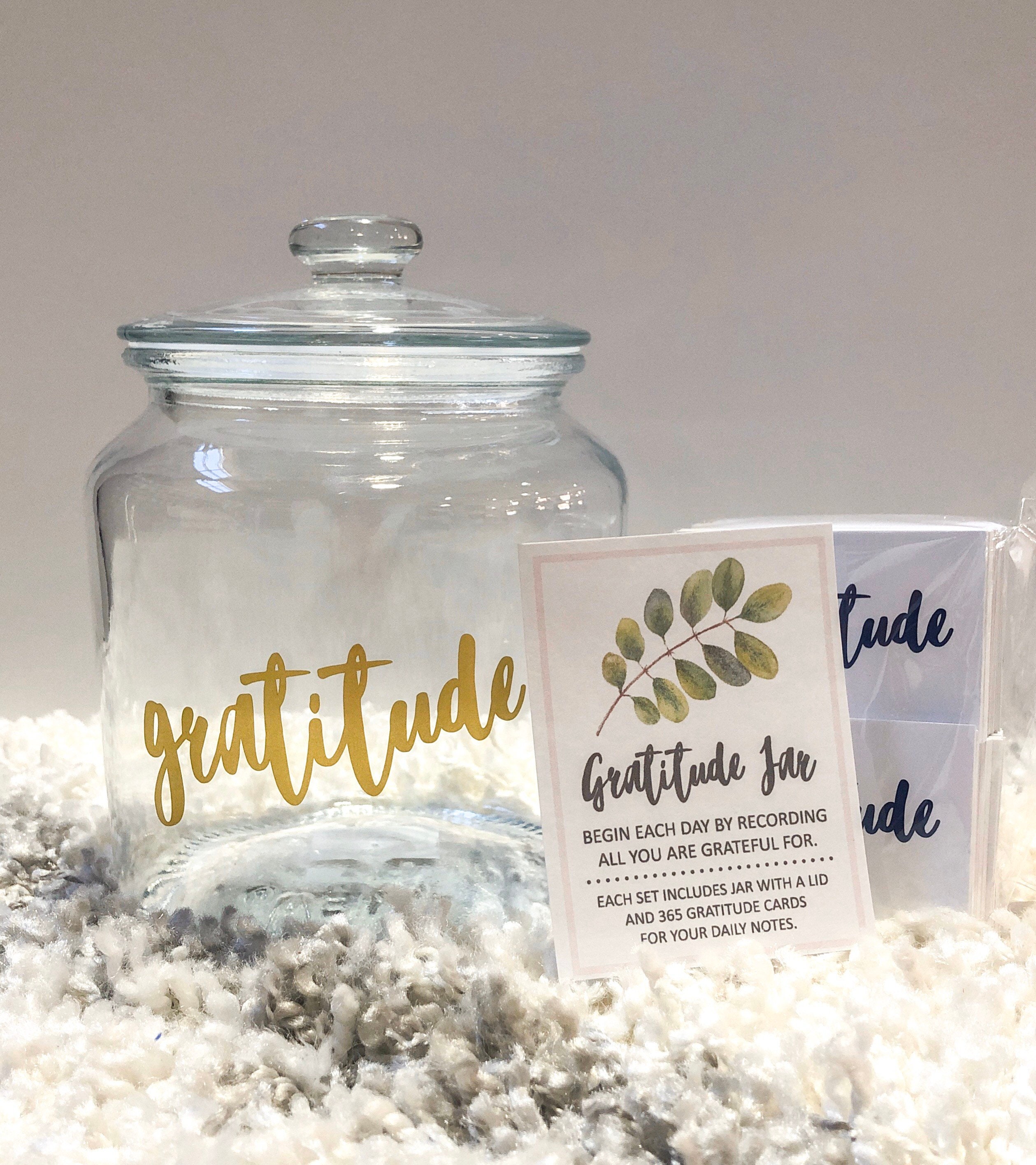 Gratitude jars for a girl's weekend