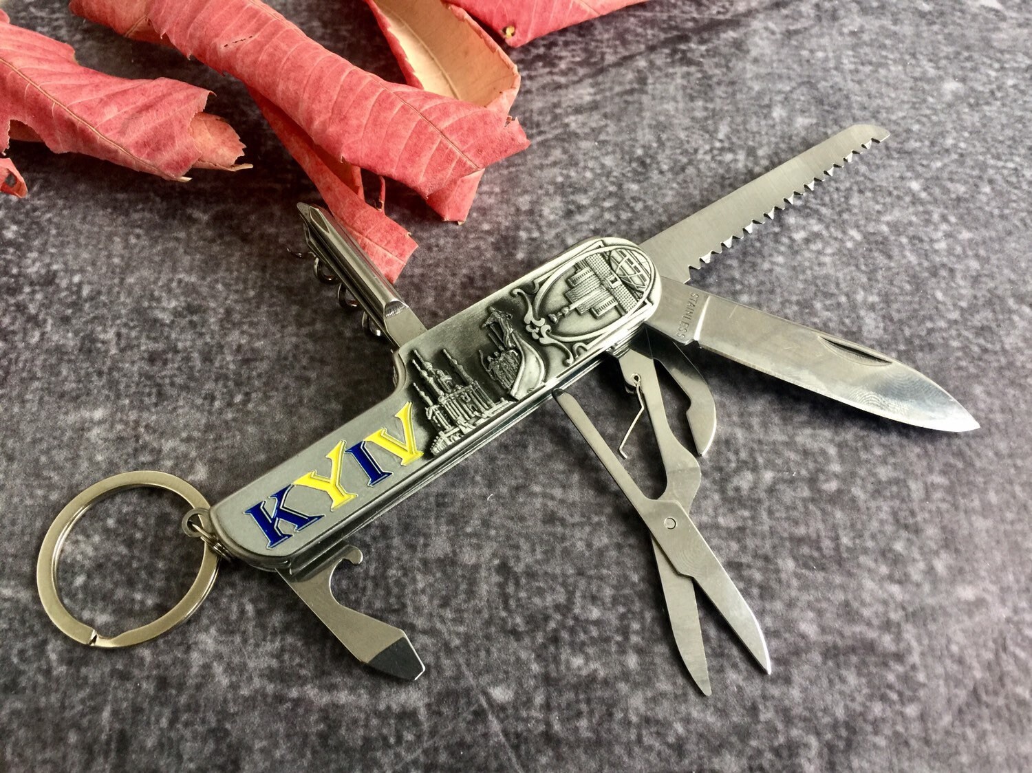 Penknife Kyiv Souvenir Knife Ukraine Etsy