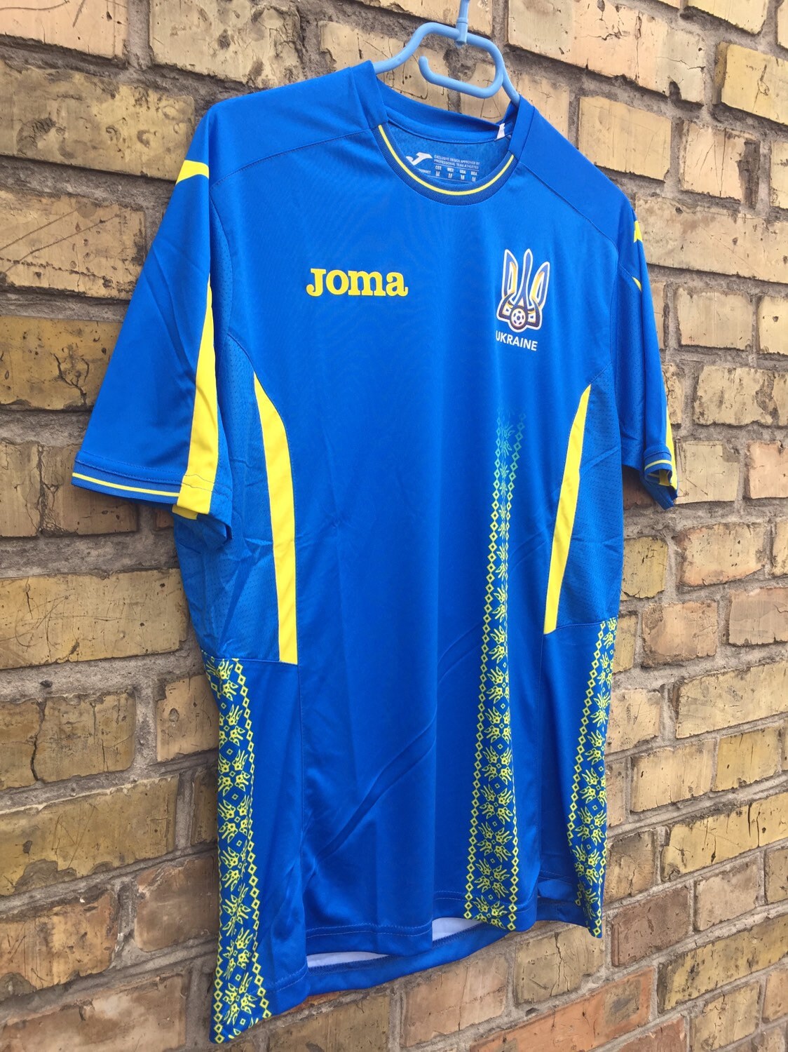 Soccer Jersey Ukrainian National Team Joma 201718Ukraine Etsy