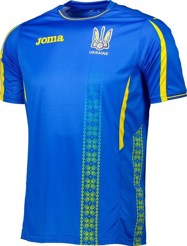 Soccer Jersey Ukrainian National Team Joma 201718Ukraine Etsy