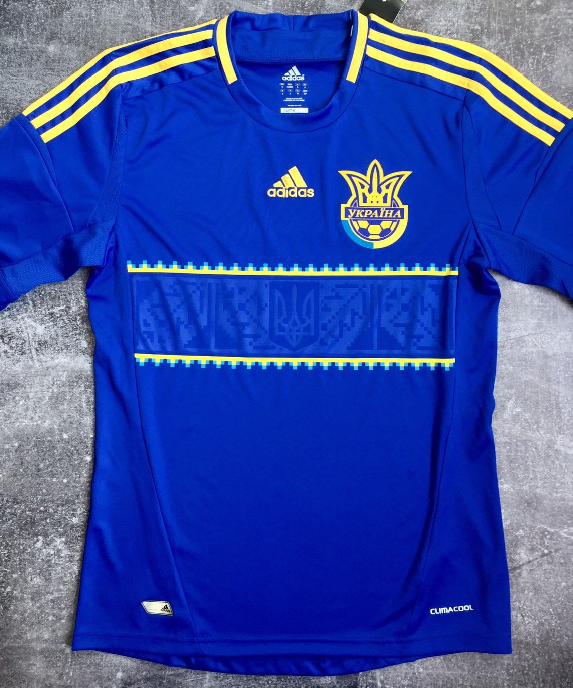 Soccer Jersey National Team Ukraine 2012 Blue Jersey Etsy