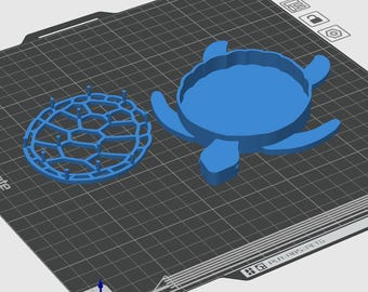 Meeresschildkröte Seifenschale 3D Modell