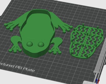 Frosch-Seifenschale 3D Modell