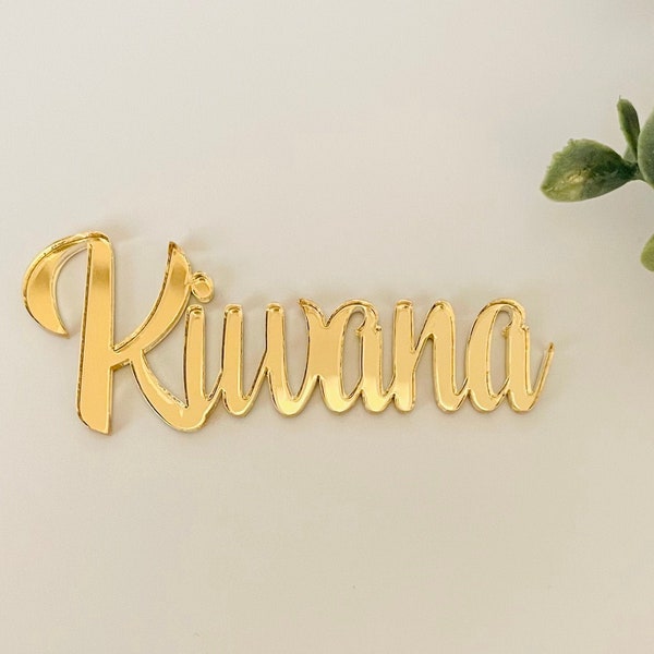 Mini Acrylic name plates | Small Acrylic name signs | Small acrylic word signs