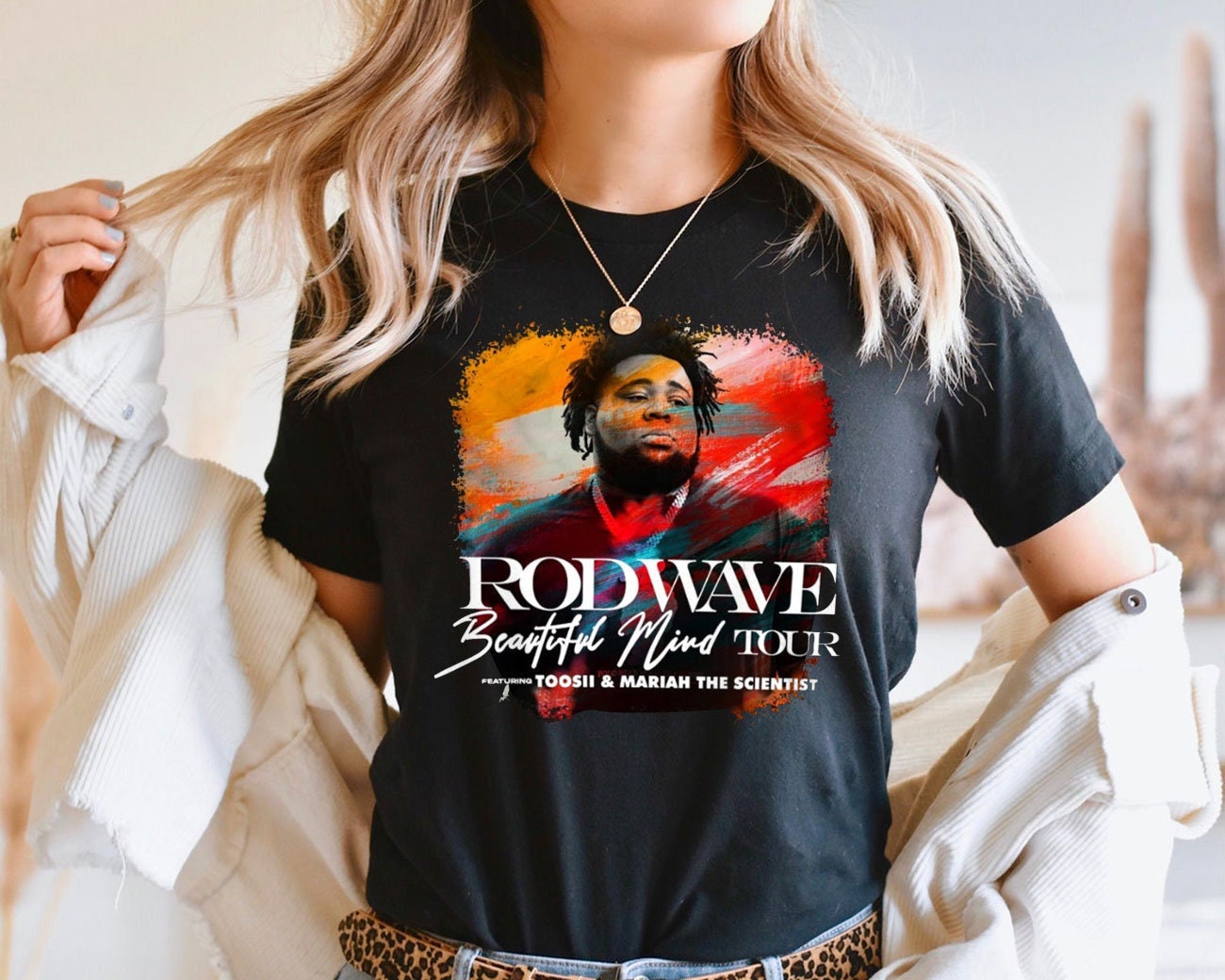 Discover Rod Wave Beautiful Mind 2022 Tour Shirt