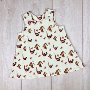 Pheasant A-line dress