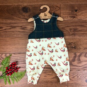 Harris tweed Pheasant Romper