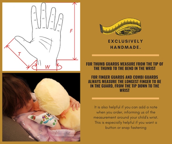 Thumb Guard to Help Deter Thumb Sucking Habits in Children