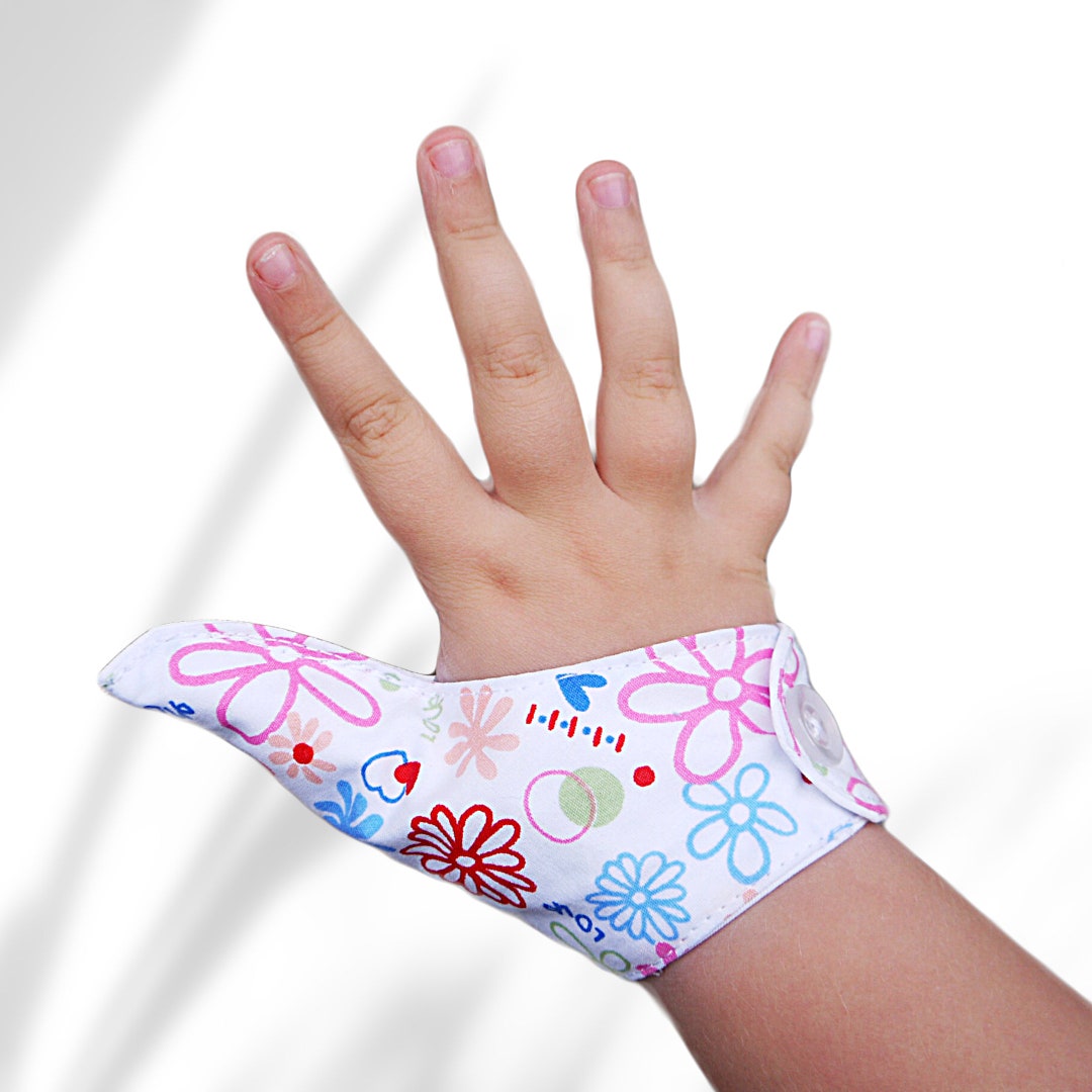 Thumb Guard. Single Thumb Guard. Thumb Sucking Habit. Floral Etsy