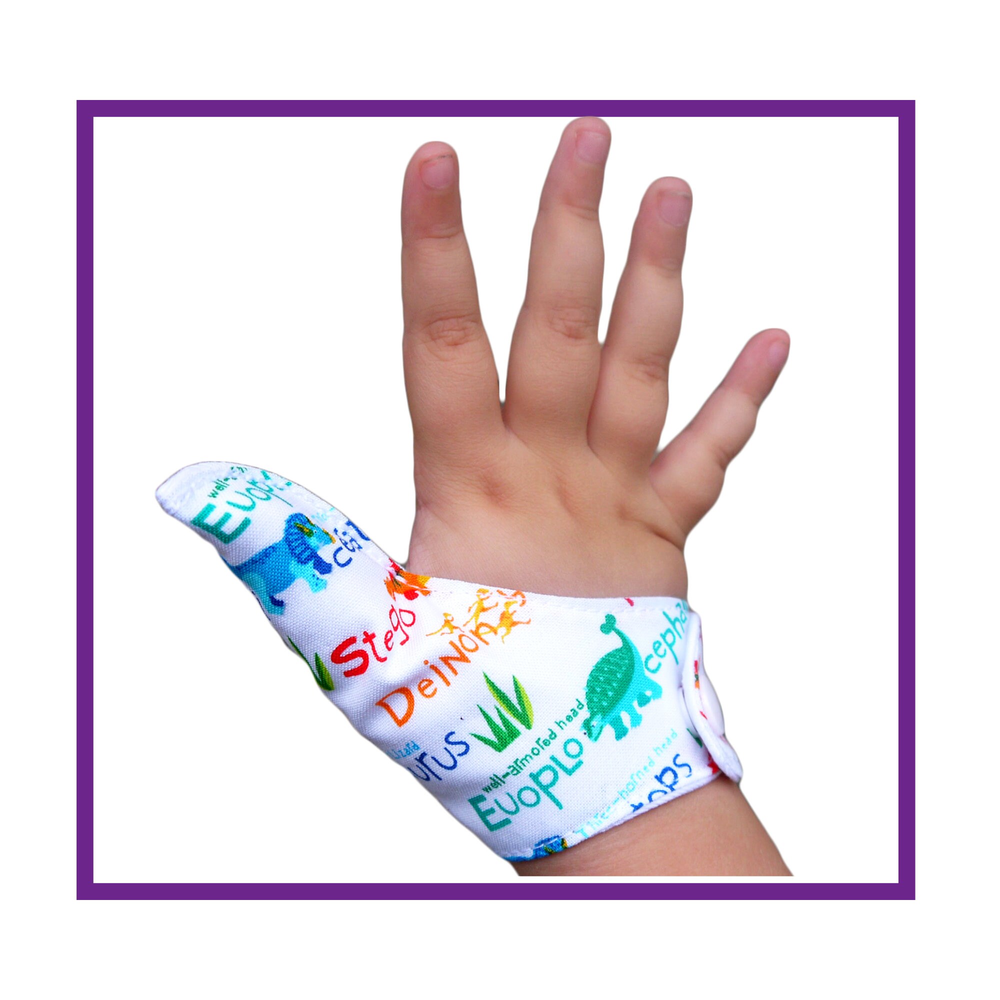 Thumb Guard. Single Thumb Guard. Thumb Sucking Habit. Dinosaur Etsy