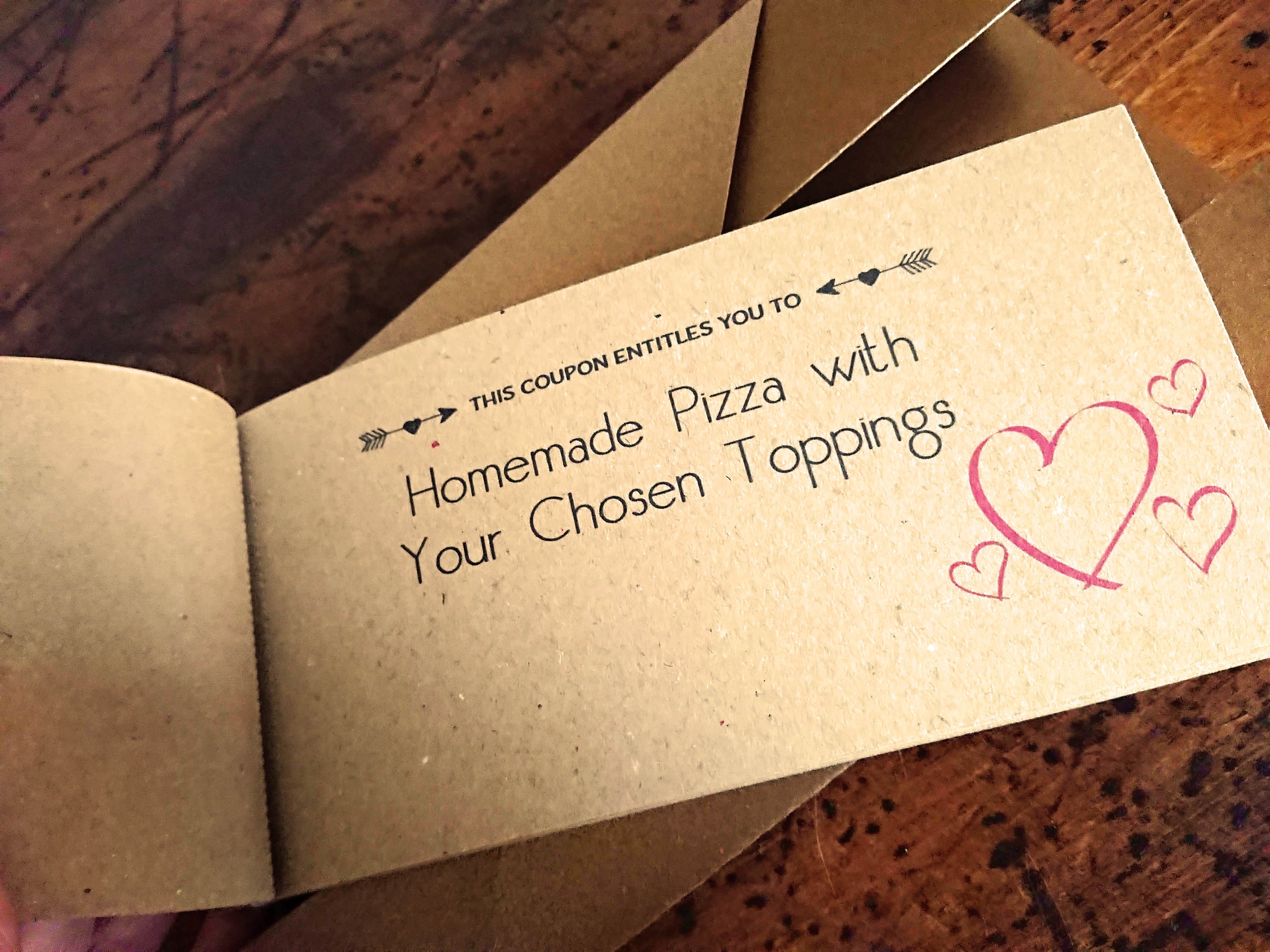 Handmade Coupon Book Personalised Coupons Custom Luxury Etsy