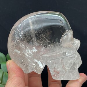 Rainbow Crystal Skull,Quartz Crystal,Carved Skull,Spiritual Healing,Housewarming Gift,Home Decor D080220