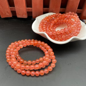 Nahong Agate Bead,South Red Agate Bead Bracelet, Beads Necklace, Handmade Jewelry