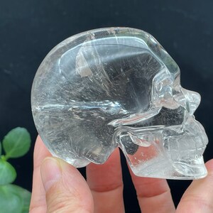 Rainbow Crystal Skull,Quartz Crystal,Carved Skull,Spiritual Healing,Housewarming Gift,Home Decor D080217