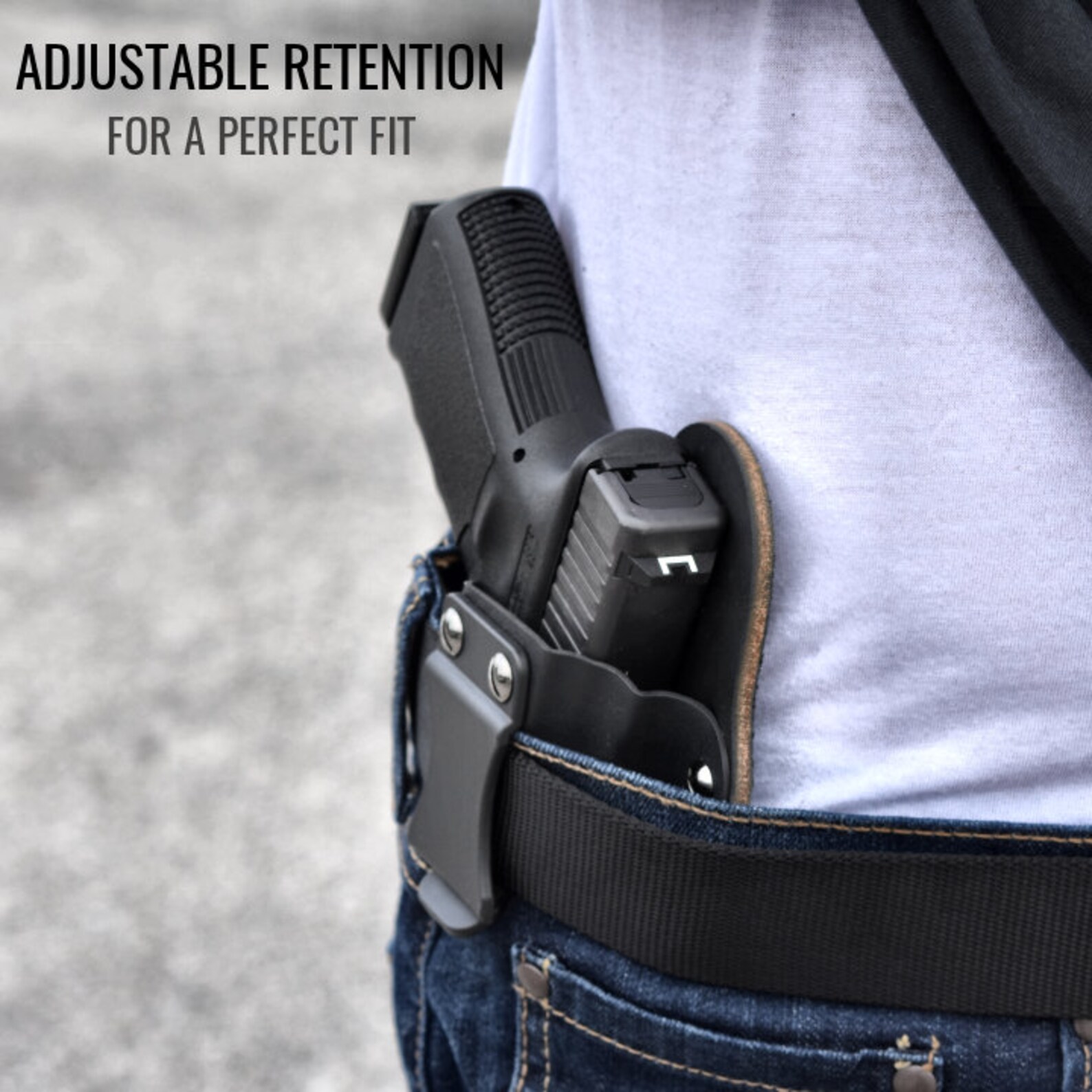 IWB Hybrid Holster Leather Kydex Concealed Carry Tactical EDC Etsy