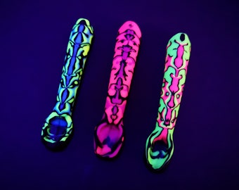 UV Mini Pendant, Neon Pattern with Necklace of your choice