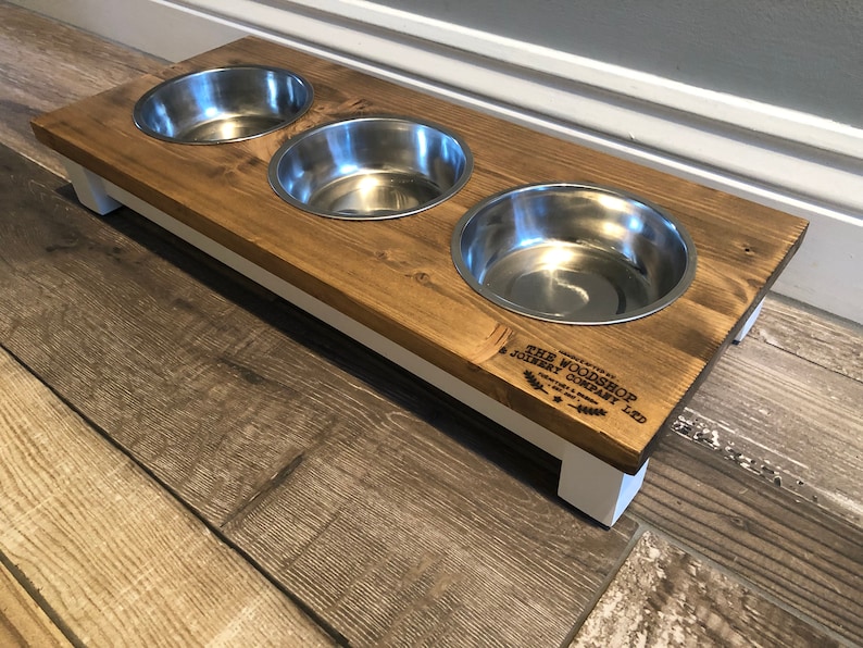 Cat Feeder Pet Feeding Table Stand Bowl Raised Feeding Etsy