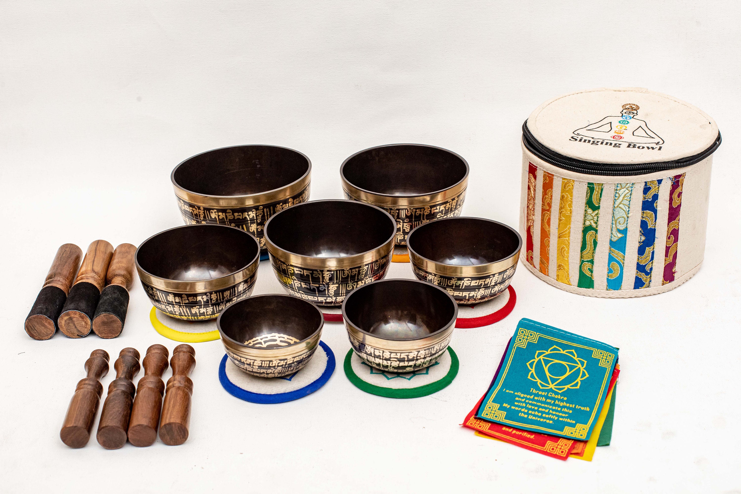 Harmonize Your Chakras With the Stunning Black and Golden Tibetan ...