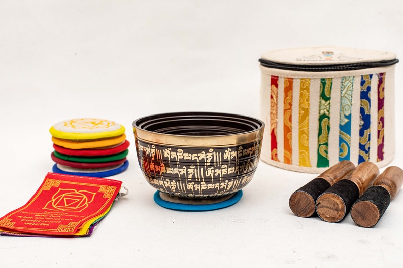 Harmonize Your Chakras With the Stunning Black and Golden Tibetan