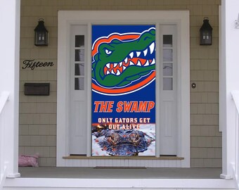 Gatorbait Door Cover - Florida Gators - Florida Gators Decor - Gators Football - FL Gators - Gators Flag - Florida Gators Door Hanger