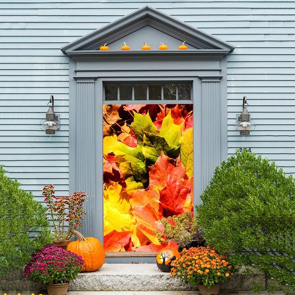 Fall Door Cover Etsy