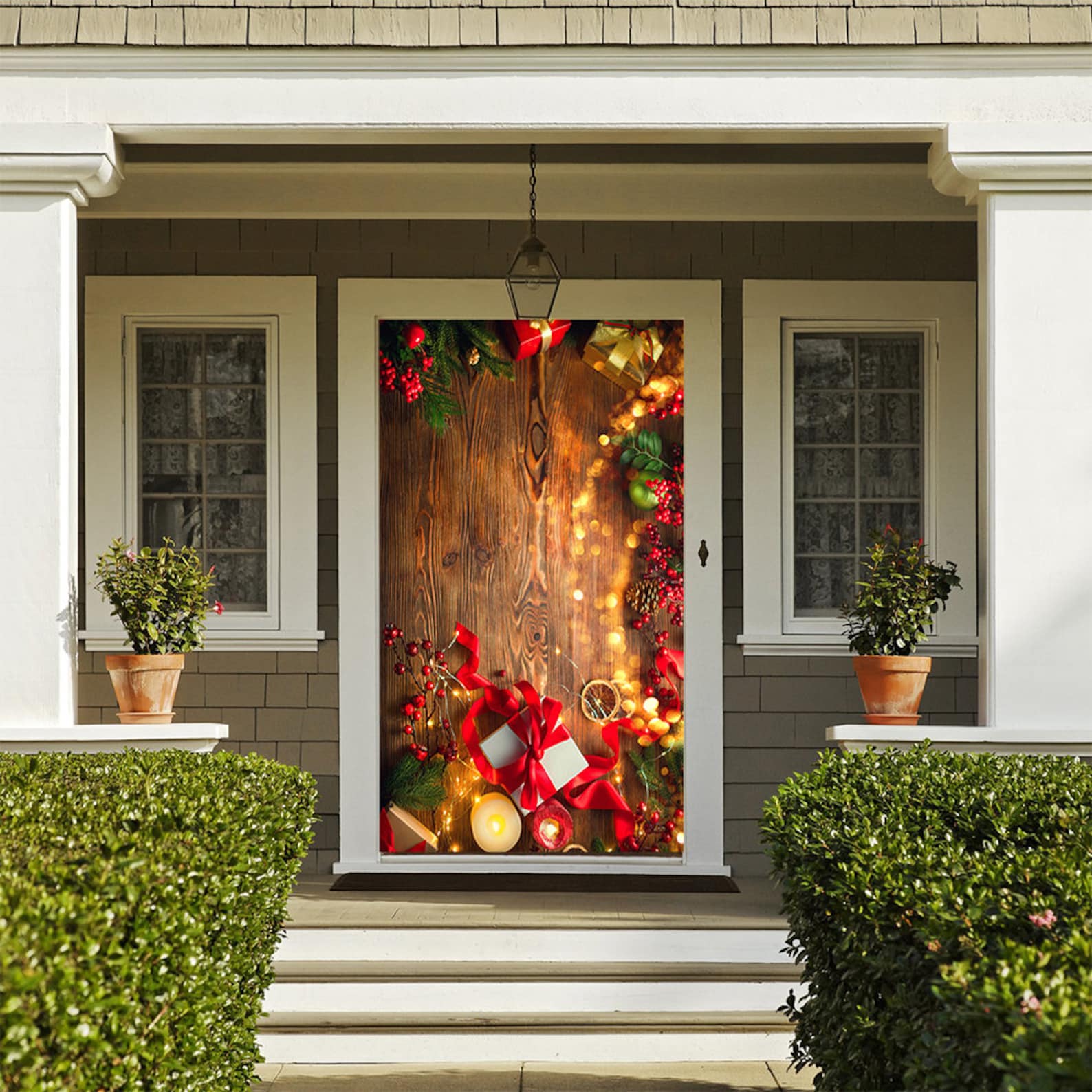 Christmas Scene Door Cover Christmas Door Cover Outdoor Etsy christmas-door-decorated-rudolph-and-the-island-of-misfit-toys