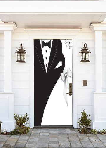 Plaatsen banner emotioneel Bruid & bruidegom bruiloft decoratie bruiloft deur Hanger - Etsy Nederland